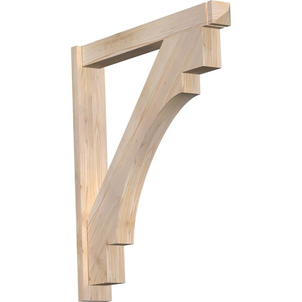 Ekena Millwork Merced Arts & Crafts Smooth Outlooker, Douglas Fir, 5 1/2"W x 38"D x 42"H OUT06X38X42MRC03SDF - main